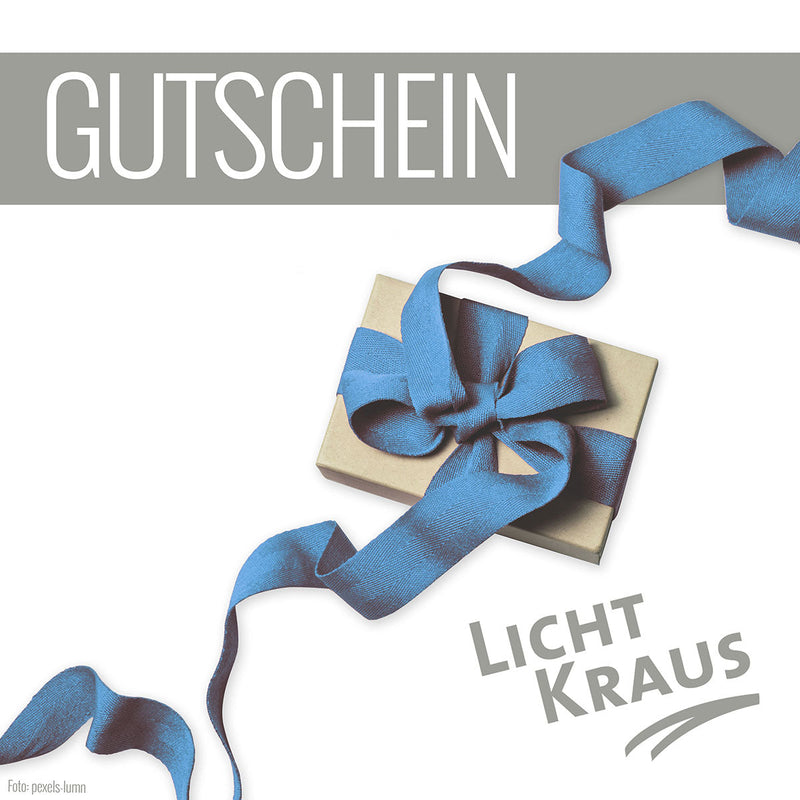 Licht-Kraus Gutschein, Geschenkgutschein