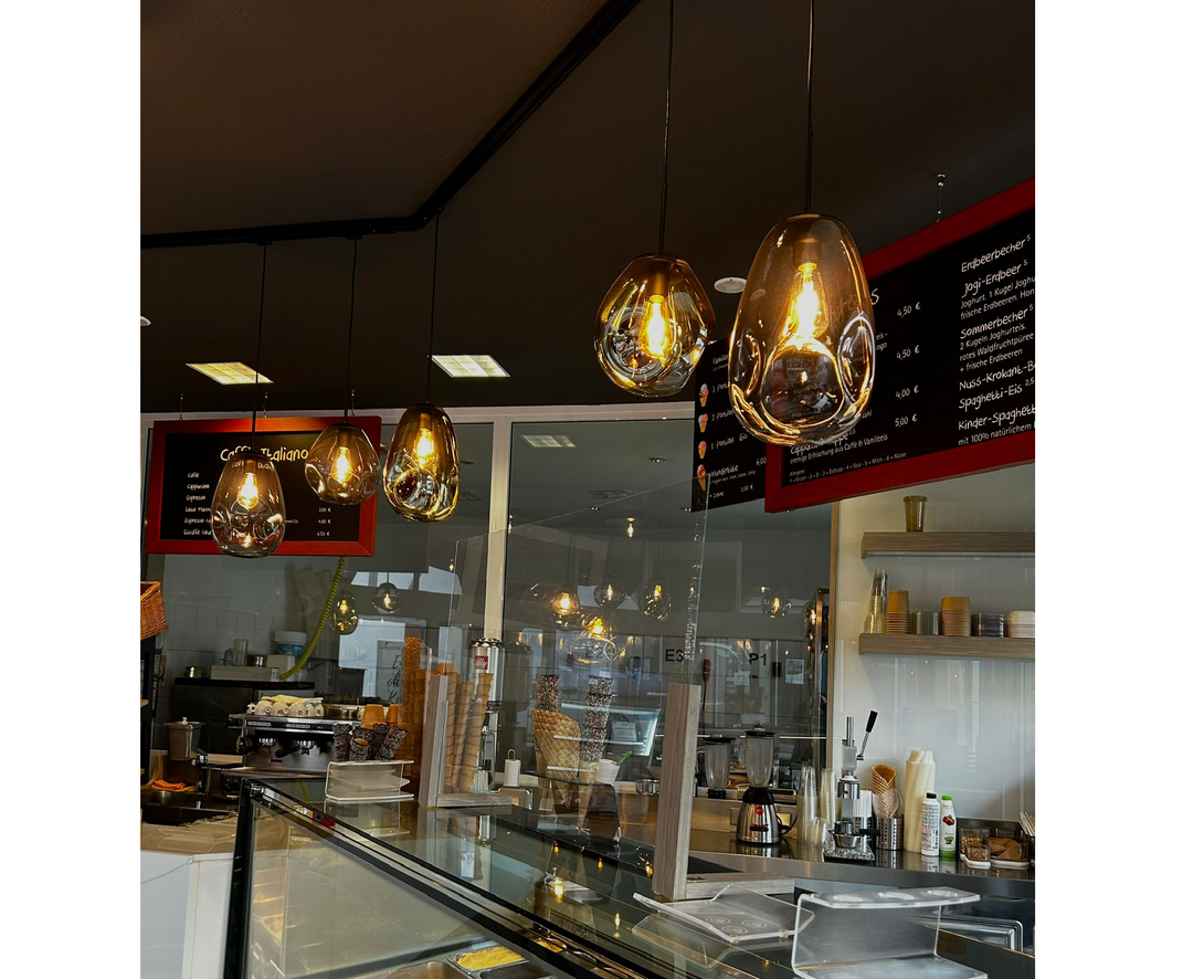 Eisdiele Gelato erstrahlt in neuem Licht