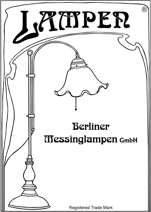 Berliner Messinglampe