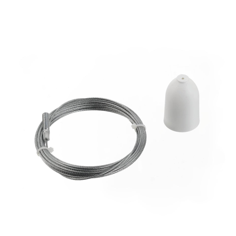DLS Lighting, 1-Phasen Seilabhängung, Weiss, Produktbild