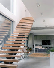 Molto Luce, 2-Phasen Stromschienenstrahler Litin 2, Treppe, moderne Lichtlösung