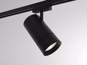 Molto Luce, 2-Phasen Stromschienenstrahler Mova S GU10, Schwarz, flexible Akzentbeleuchtung