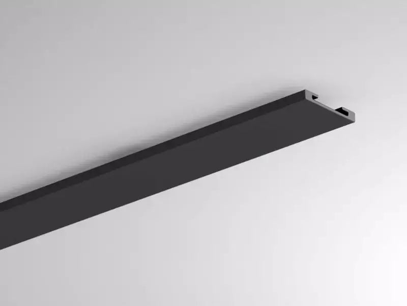 Molto Luce, 2-Phasen Blindabdeckung Volare, Schwarz, Stromschienen Zubehör