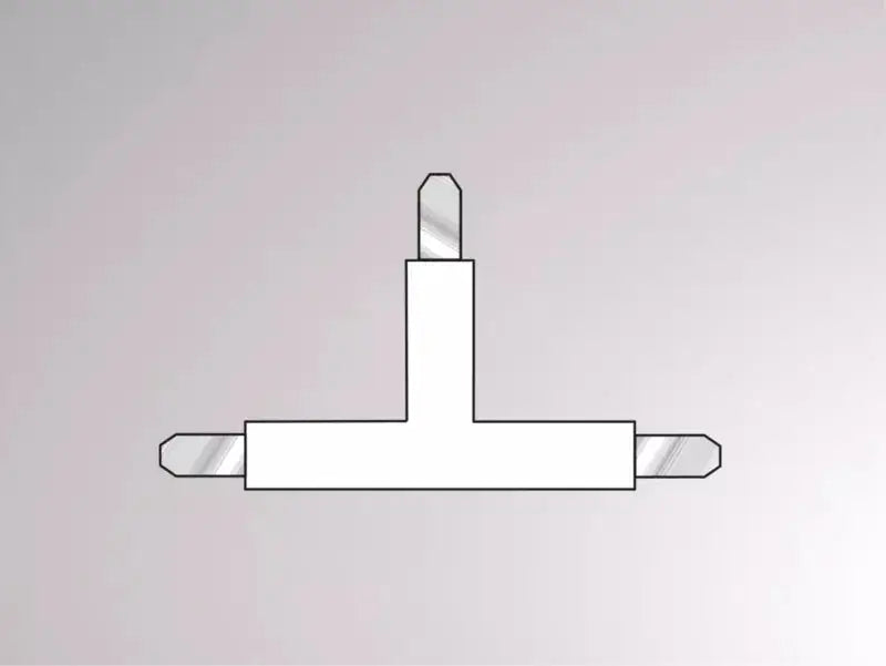 Molto Luce, 2-Phasen T-Verbinder Volare, Produktbild, Stromschienen Zubehör