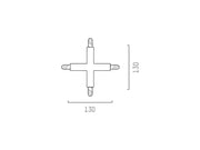 Molto Luce, 2-Phasen X-Verbinder Volare, Skizze, technische Lichtplanung