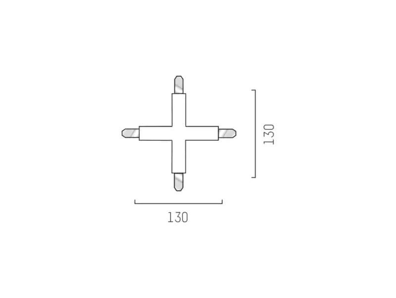 Molto Luce, 2-Phasen X-Verbinder Volare, Skizze, technische Lichtplanung