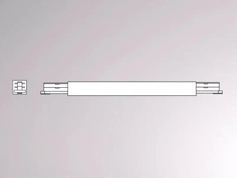 Molto Luce, 2-Phasen Mitteleinspeisung Volare, Produktbild, Stromschienen Einspeisung