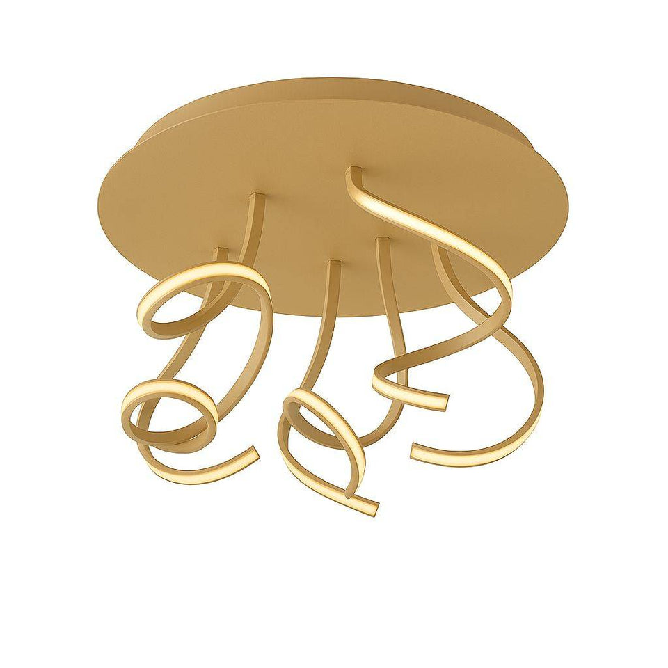 Moderne LED Deckenleuchte Gloria, 5-Lichter, warmes Licht