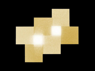 Applique/plafonnier LED CREO brun bronze mat, 2 lampes