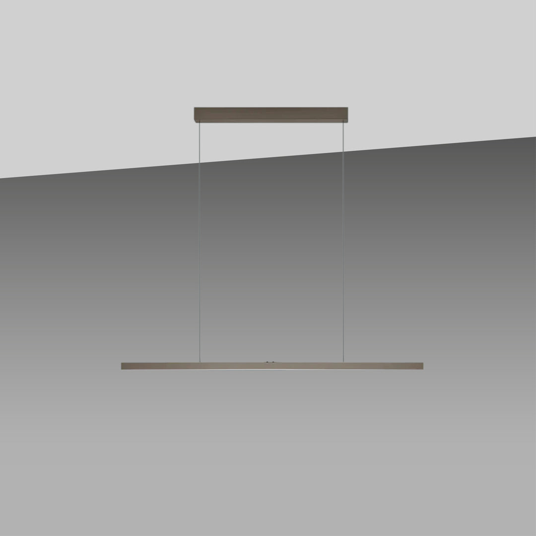 Ligne de luminaires suspendus