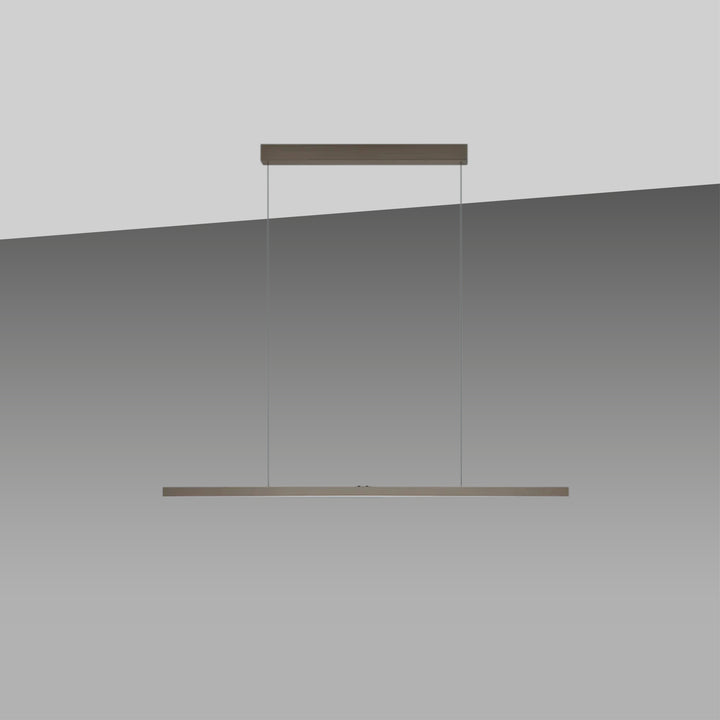 Ligne de luminaires suspendus