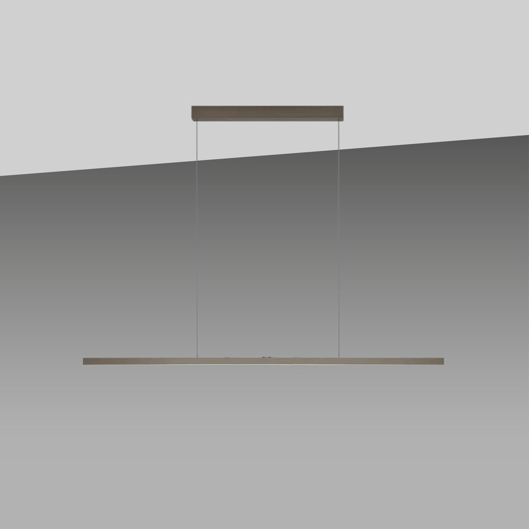 Ligne de luminaires suspendus