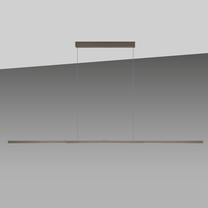 Ligne de luminaires suspendus