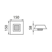 Grossmann, Deckenleuchte Basic 1-flammig, Skizze