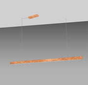 Braga, Pendelleuchte Elle, Blattkupfer 163cm, Produktbild