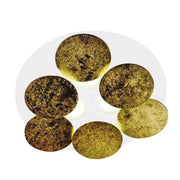 Braga, Deckenleuchte Nuvola 45cm, Blattgold-Weiss, stilvolle Raumbeleuchtung