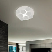 Braga, Deckenleuchte Nuvola 60cm, Weiss Weiss, moderne Deckenleuchte