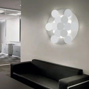 Braga, Deckenleuchte Nuvola 70cm, Weiss-Weiss, moderne Deckenleuchte