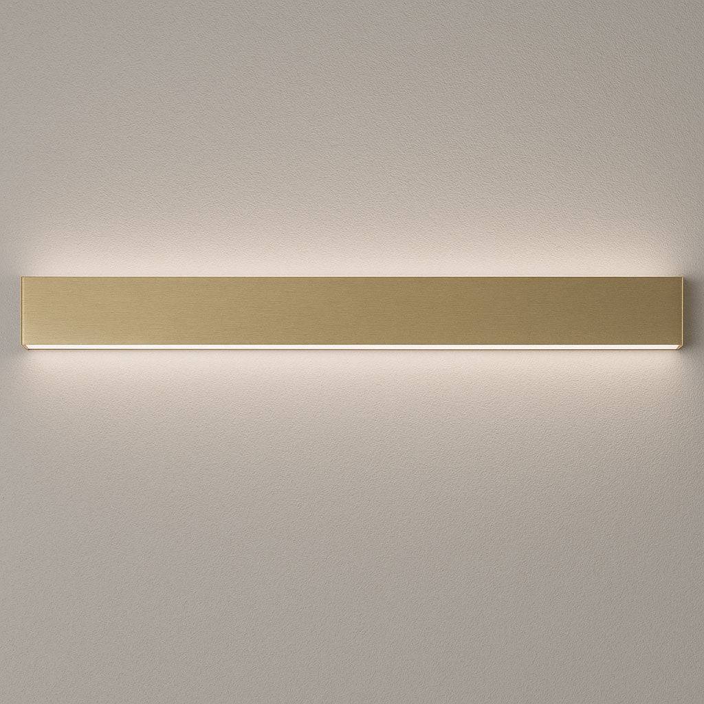 Braga, Wandleuchte Shield, Gold 111cm, Produktbild