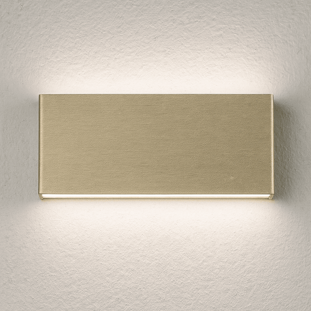 Braga, Wandleuchte Shield, Champagner 19cm, Produktbild