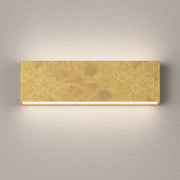 Braga, Wandleuchte Shield, Blattgold 31cm, Produktbild