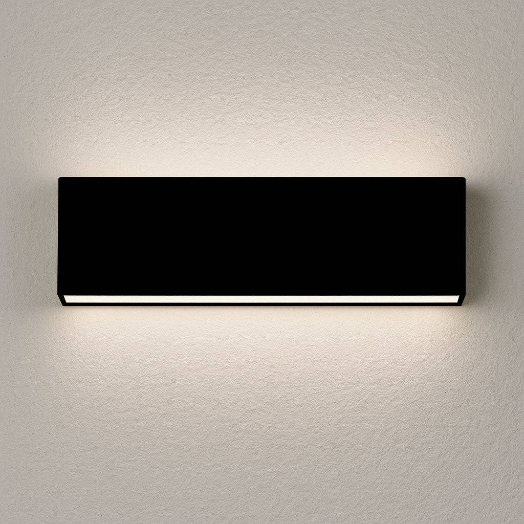 Braga, Wandleuchte Shield, Schwarz 31cm, Produktbild