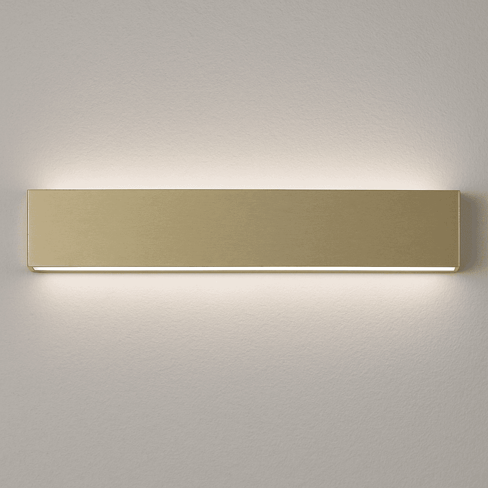 Braga, Wandleuchte Shield, Champagner 52cm, Produktbild