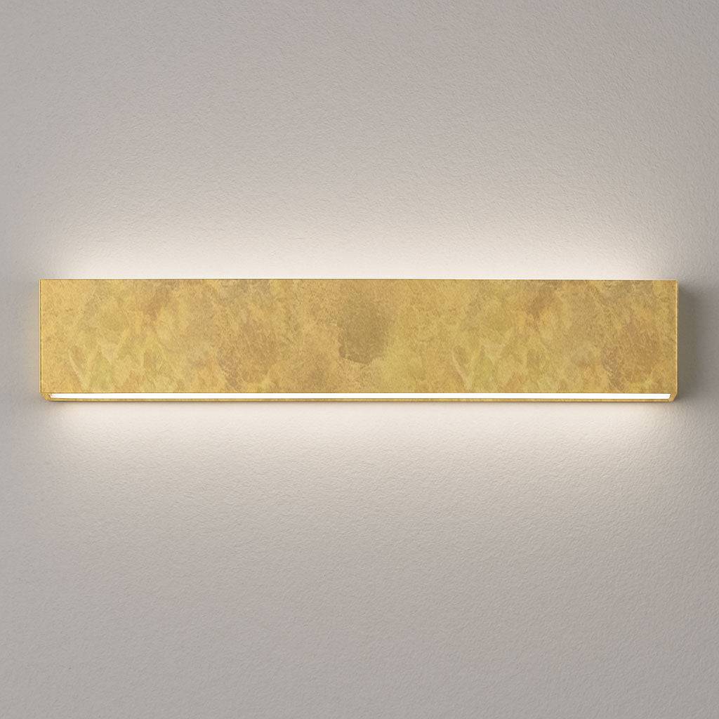 Braga, Wandleuchte Shield, Blattgold 52cm, Produktbild