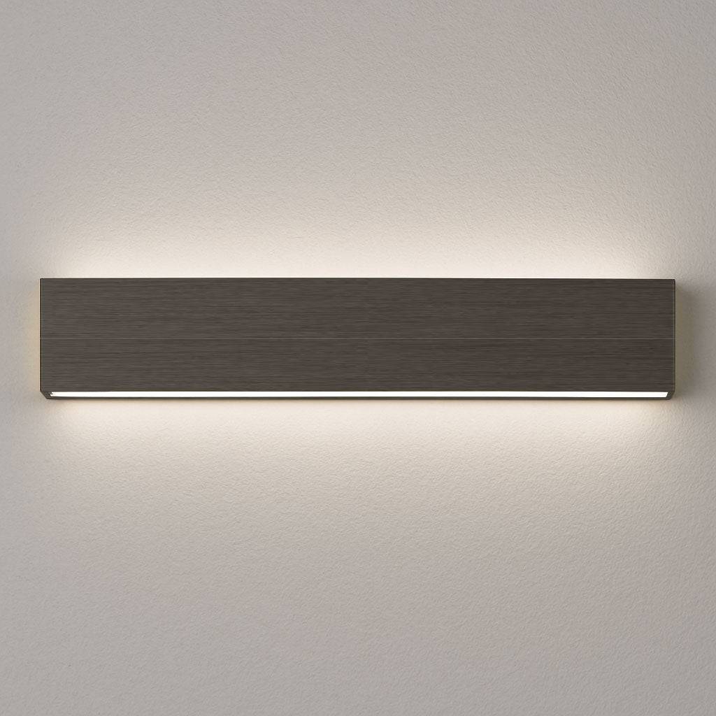 Braga, Wandleuchte Shield, Gunmetal 52cm, Produktbild