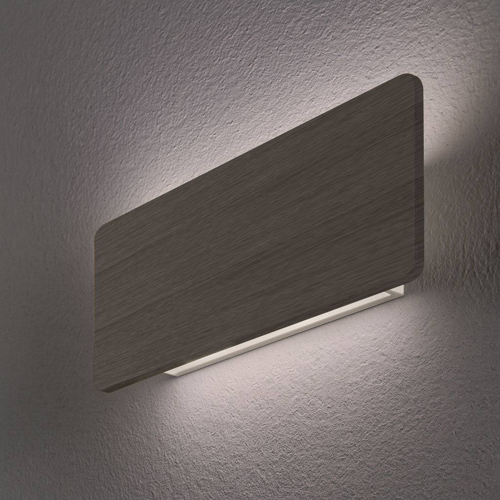 Braga, Wandleuchte Spade, Gunmetal 26cm, Produktbild