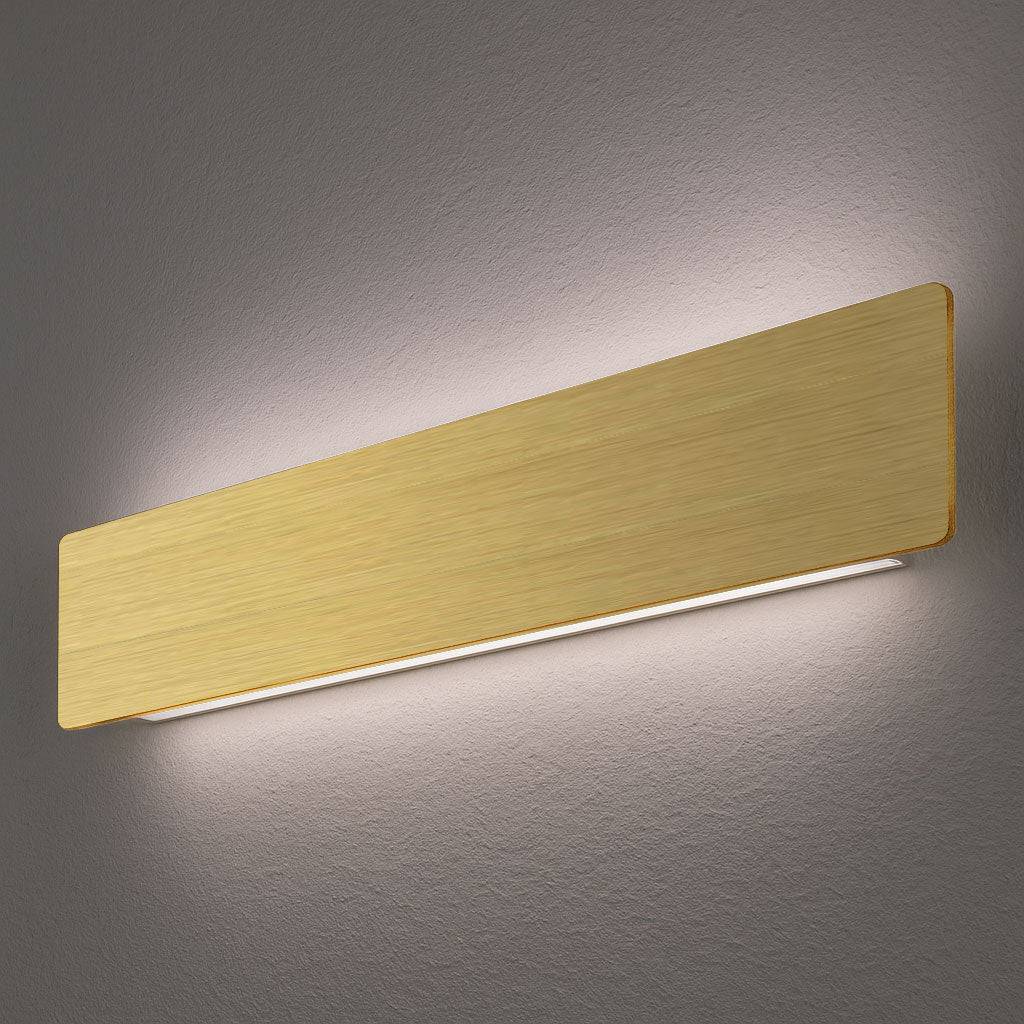 Braga, Wandleuchte Spade, Gold 88cm, Produktbild