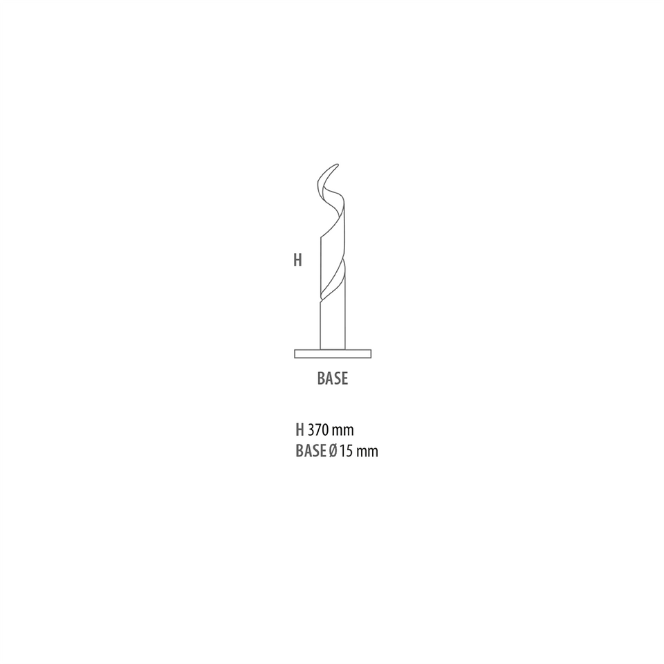 Braga, Tischleuchte Truciolo klein 37cm, Skizze, technische Lichtplanung