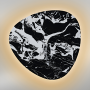 Lupia Licht, Wandleuchte Cameo, L Schwarz, moderne Wandbeleuchtung