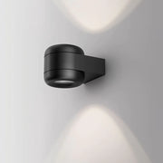 Serien Wandleuchte Cavity Wall S, schwarz, Seitenansicht