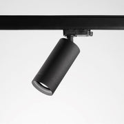 DLS Lighting, 3-Phasen-Stromschienenstrahler Reed, Schwarz, moderne Akzentbeleuchtung
