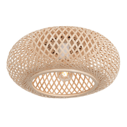 Bambus-Deckenlampe mit Rattan-Design