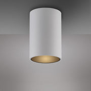 Pure, Deckenleuchte Point, einflammig lang Weiss Detail, moderne Lichtlösung