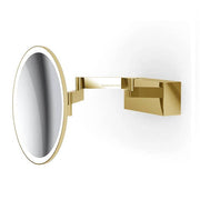 Decor Walther, Wandkosmetikspiegel Vision, Gold, moderner Kosmetikspiegel