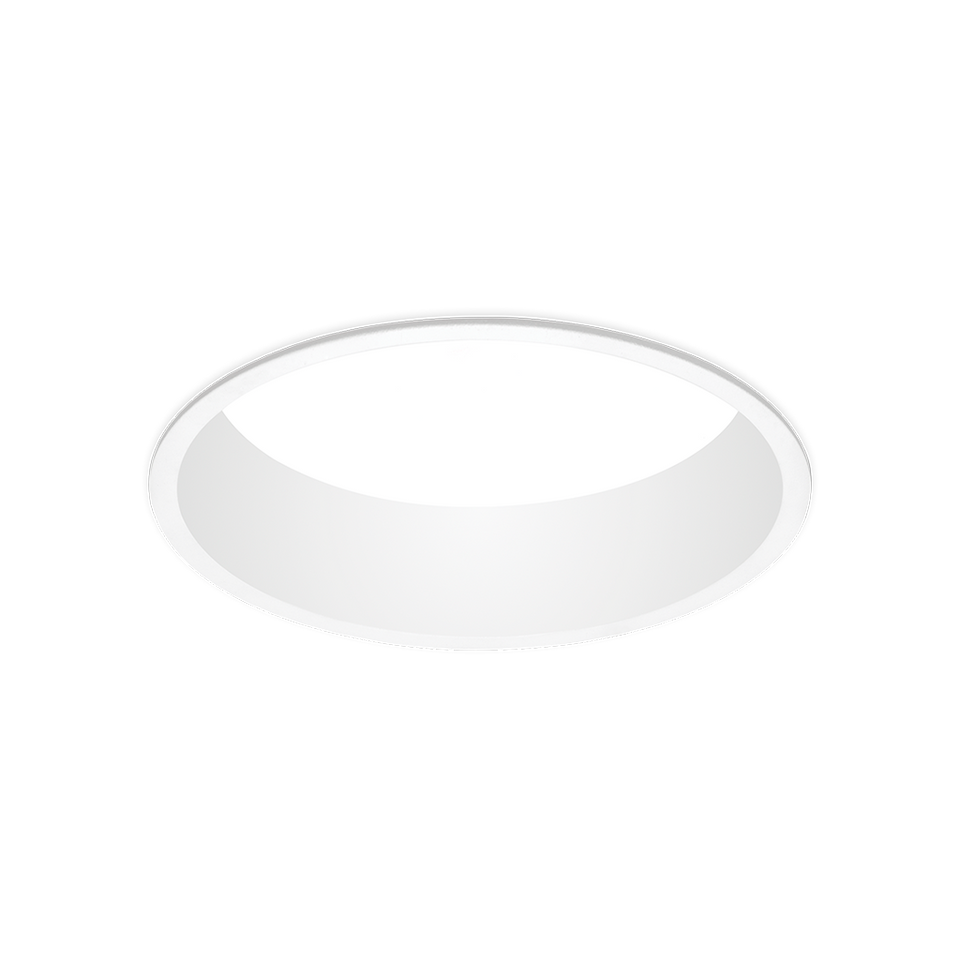 Arkoslight Deckeneinbauleuchte Deep, weiss, Vorderansicht