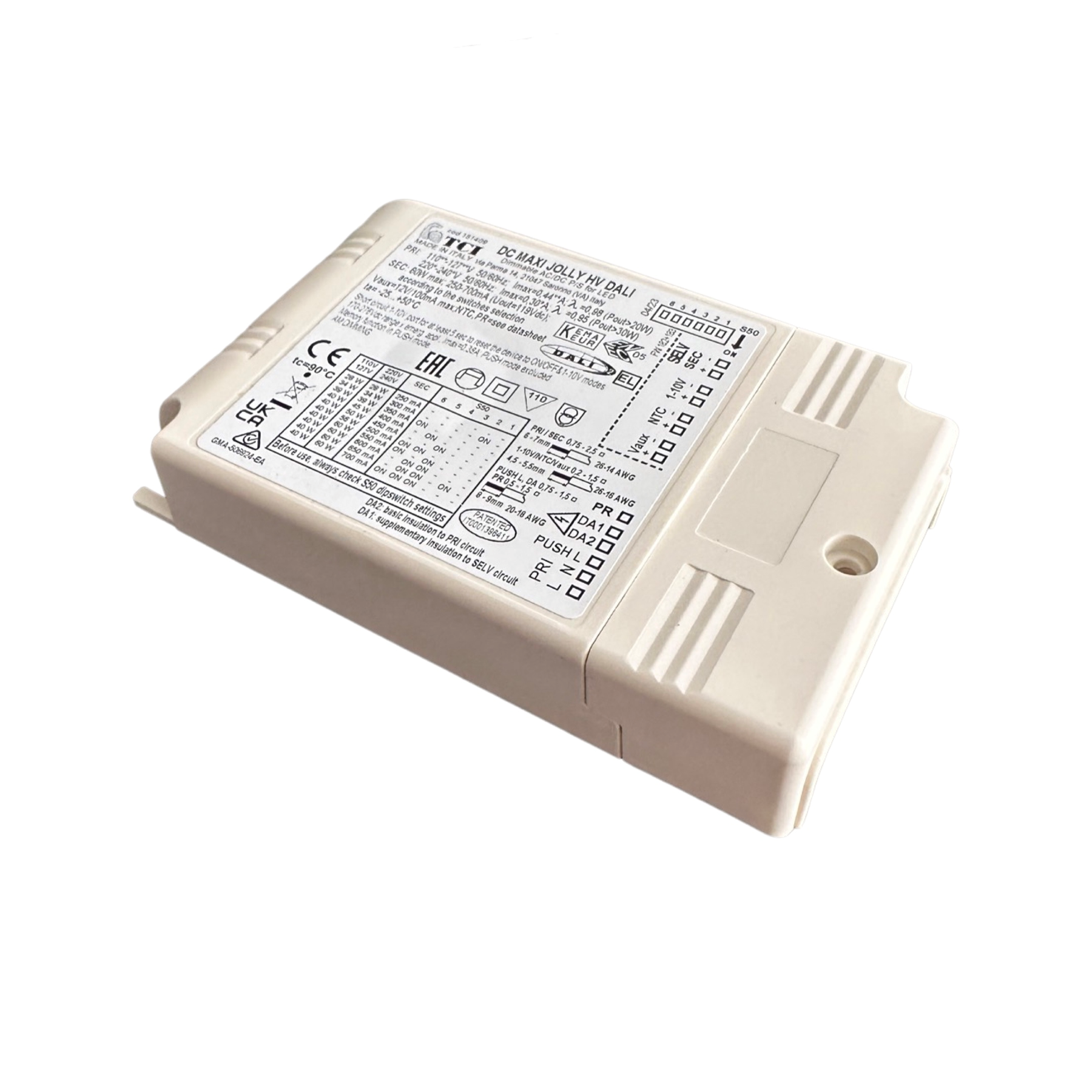TCI, LED Driver big Universal, Produktbild, LED Betriebsgerät