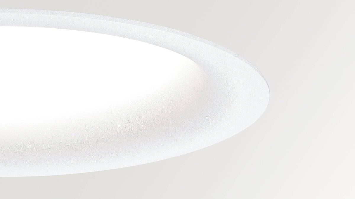 Arkoslight LED Einbauleuchte Drop mini matt, weiss, Nahaufnahme