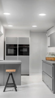 Arkoslight LED Einbauleuchte Drop mini matt, weiss, moderne Anwendung im Wohnbereich
