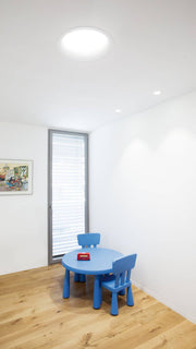 Arkoslight LED Einbauleuchte Drop matt, weiss, moderne Anwendung im Wohnbereich