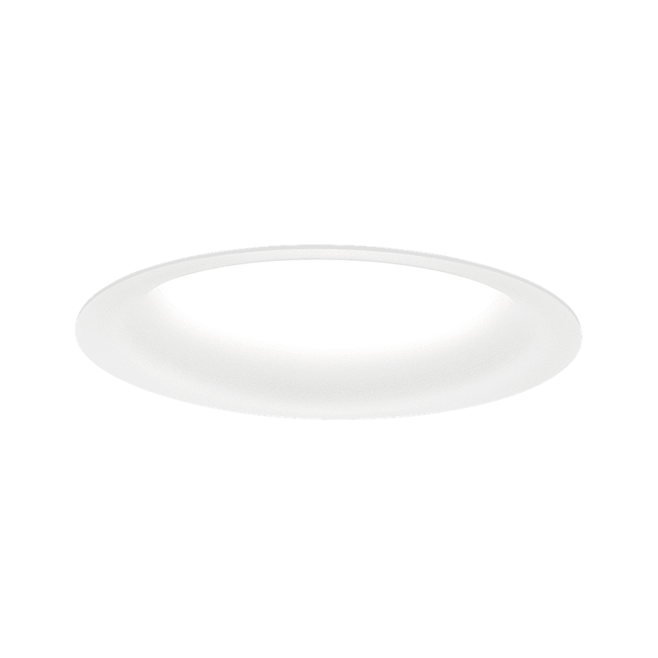 Arkoslight LED Einbauleuchte Drop matt, weiss, Vorderansicht