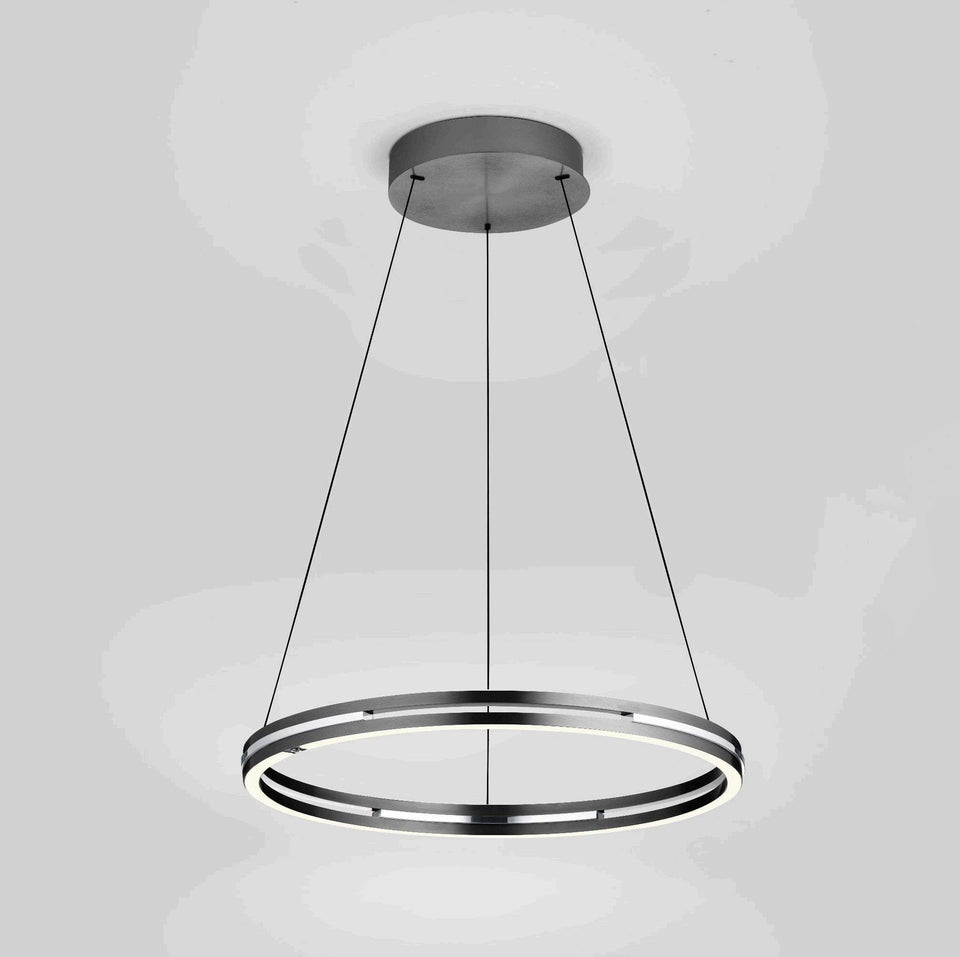 Elements, Pendelleuchte Ben rund, Schwarz, Produktbild