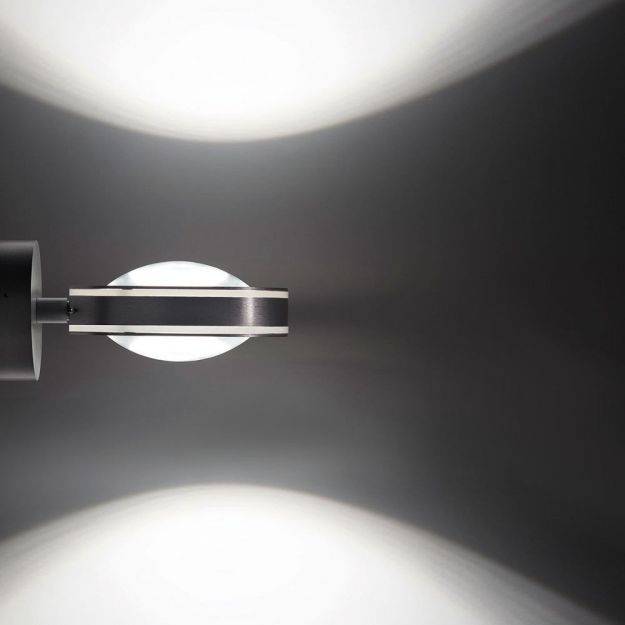 Escale, Wandleuchte Vio, Aluminium, moderne Wandleuchte
