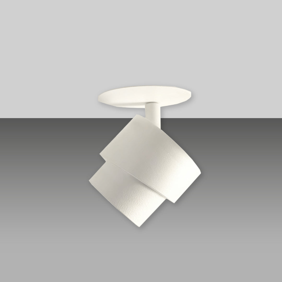 Spot à brosse 1 flamme semi-encastré