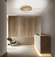 Icone, Wand-/Deckenleuchte Eterea, 60cm Nussbaum Champagner, stilvolle Lichtlösung