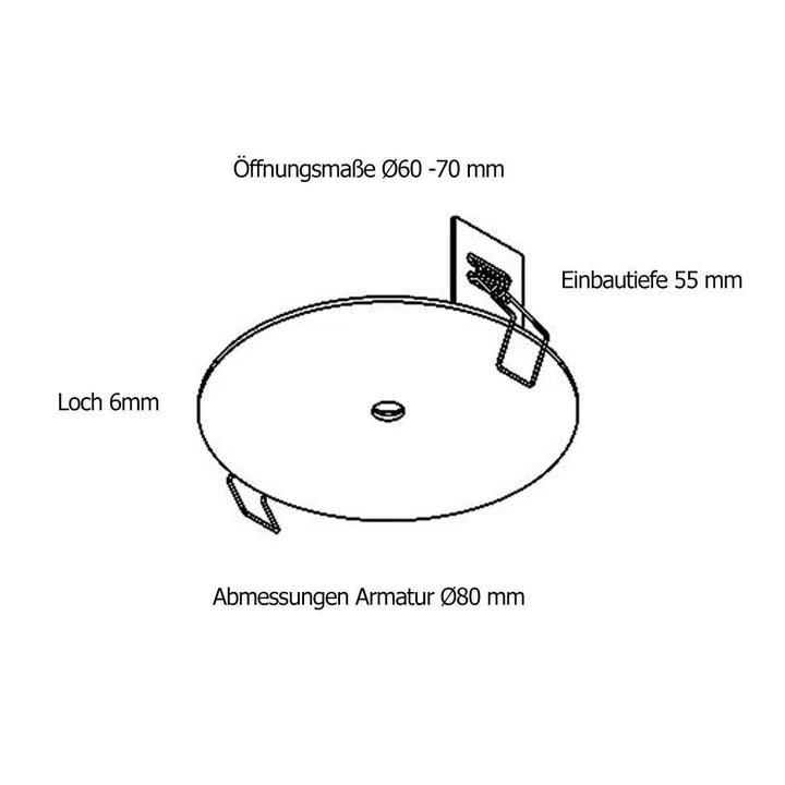 Einbaubaldachin Flat
