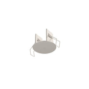 PSM Lighting, Einbaubaldachin Flat Mini, Weiss, dezenter Baldachin